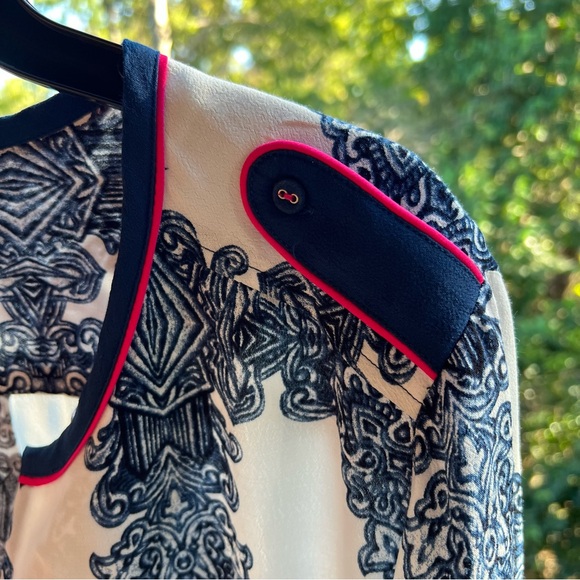 SOFT SURROUNDINGS viscose tunic. Convertible sleeves. Like new condition. - Picture 5 of 13